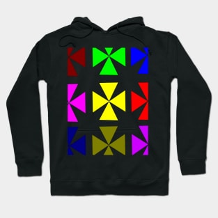 Rainbow flowers Hoodie